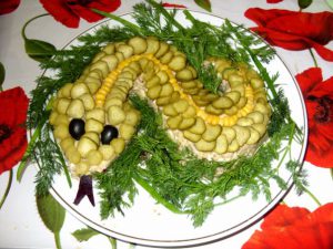 Салат Дракон